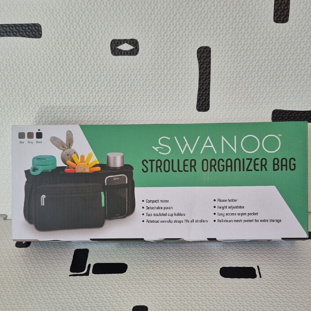 NWOT - Black Stroller Organizer Bag